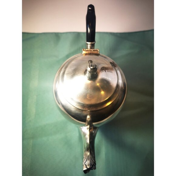 Coffee/Tea Pot Vintage Wm. A. Rogers Silver Plated Made in Canada SP Brass - Picture 5 of 9